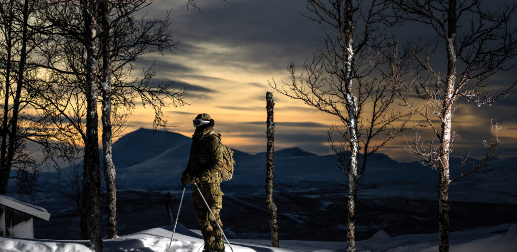 Pictured, a Royal Marine Commando on skies during the Cold Weather Winter Warfare Course at Malselv. 

Royal Marines have deployed to Northern Norway to carry out their traditional winter deployment in the Arctic Circle. 

Commandos will refresh skills in surviving, moving, and fighting across the ice. 

This year, Royal Navy ships will join Royal Marines for the large-scale Norwegian-led exercise Cold Response 22. 

This takes place in March through to April with 28 nations and a total of 35,000 troops already signing up for the exercises. Winter Deployment 22